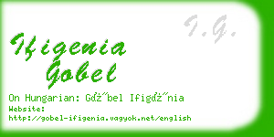 ifigenia gobel business card